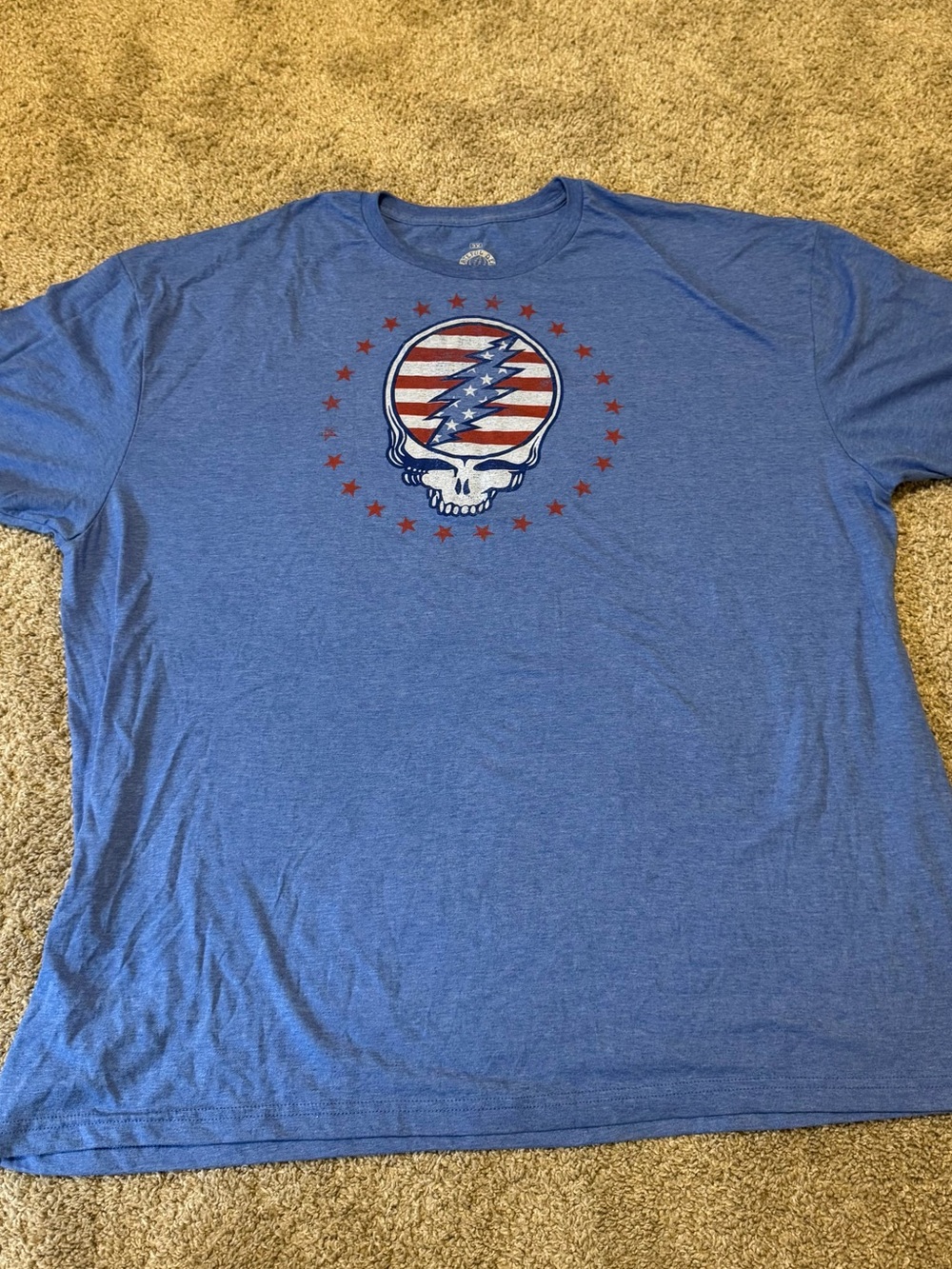 Grateful Dead Ripple Junction Grateful Dead Graphic Tee Blue Size 3X